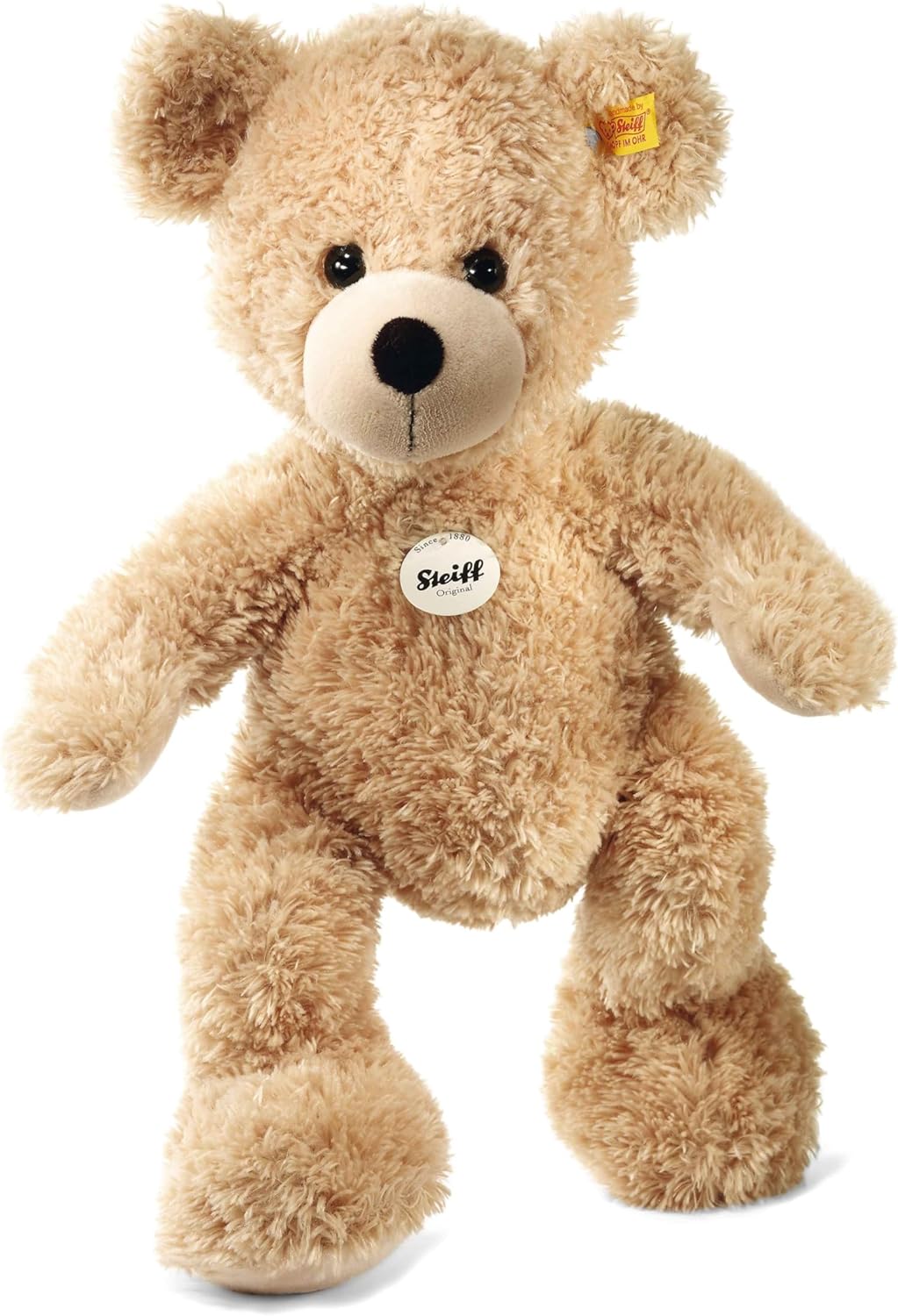 Steiff 111679 Teddybär Fynn - 40 cm - Kuscheltier für Kinder - beweglich & waschbar Beige, Beige