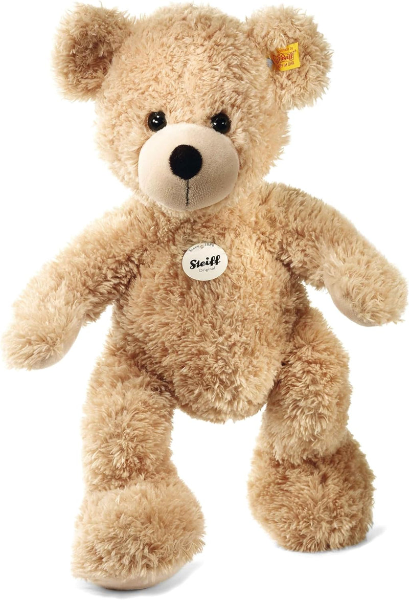 Steiff 111679 Teddybär Fynn - 40 cm - Kuscheltier für Kinder - beweglich & waschbar Beige, Beige