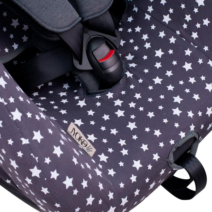 JYOKO Kids Bezug kompatibel mit Joie Spin 360, Nuna Rebl, aus Baumwolle (Winter Sky) Winter Sky Bezu