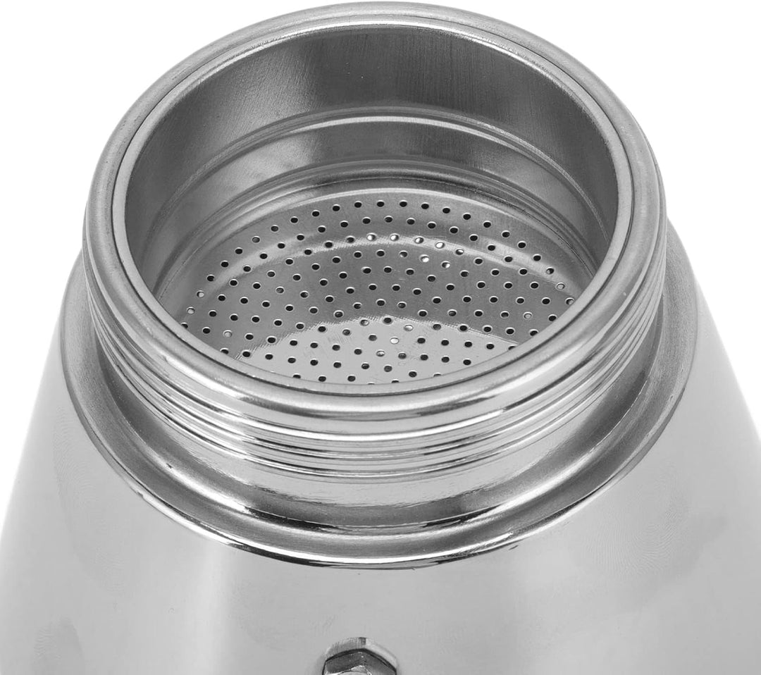 Tbest Herd Espressokocher Edelstahl Mokkakanne Cam Kaffee Mini Express Lichtenstein Set Beinhaltet 1