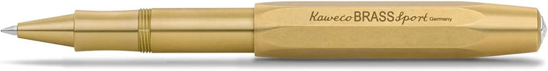 Kaweco Brass Sport Gel- / Kugelschreiber inklusive 0,7 mm Rollerball Tintenroller Mine für Linkshänd