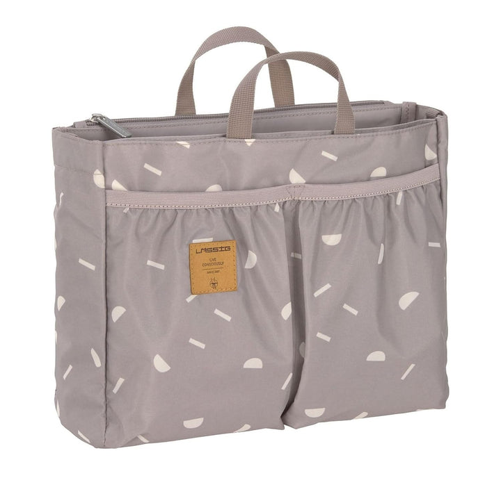 LÄSSIG Baby Kinderwagenorganizer Windeltasche Wickeltasche klein Kulturtasche inkl. Wickelunterlage/