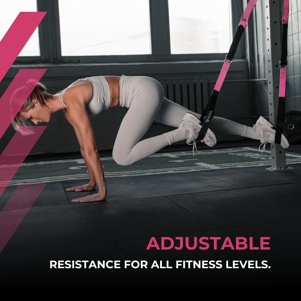 THYSOL® Resistance Trainer Pro Xtreme Straps Army | Sling Trainer Set with Adjustable Door Anchor |