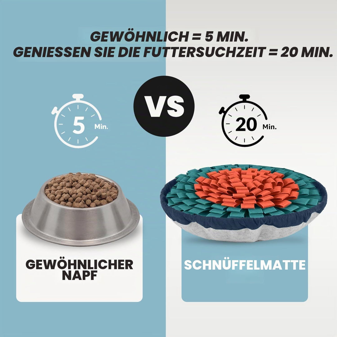 PET ARENA Schnüffelteppich Hund – Verstellbares, interaktives Puzzle-Spielzeug für grosse und kleine