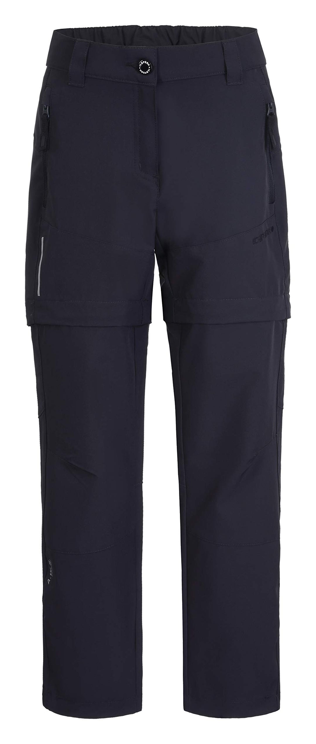 ICEPEAK Mädchen Kano Jr Hose 116 Anthrazit, 116 Anthrazit