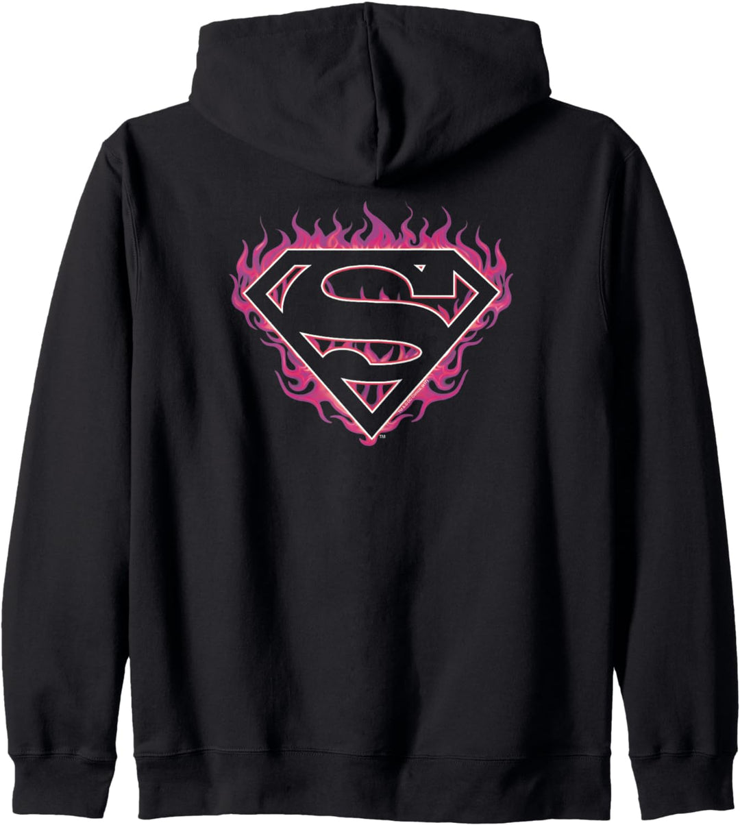 Superman Fuchsia Flames Shield Kapuzenjacke