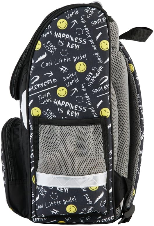 Goldkids - Schulranzen für Jungen und Mädchen - Schul-Rucksack für Kinder mit Federmäppchen - Schuhb