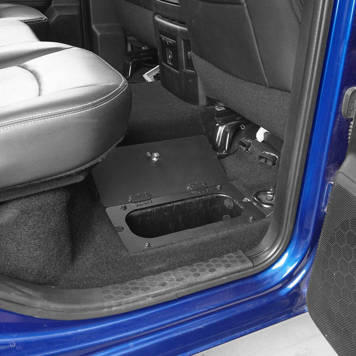 u-Box Ram 1500 Untersitz-Aufbewahrung, hintere Bodenverriegelung, Sicherheitsdeckelbox für Dodge Ram