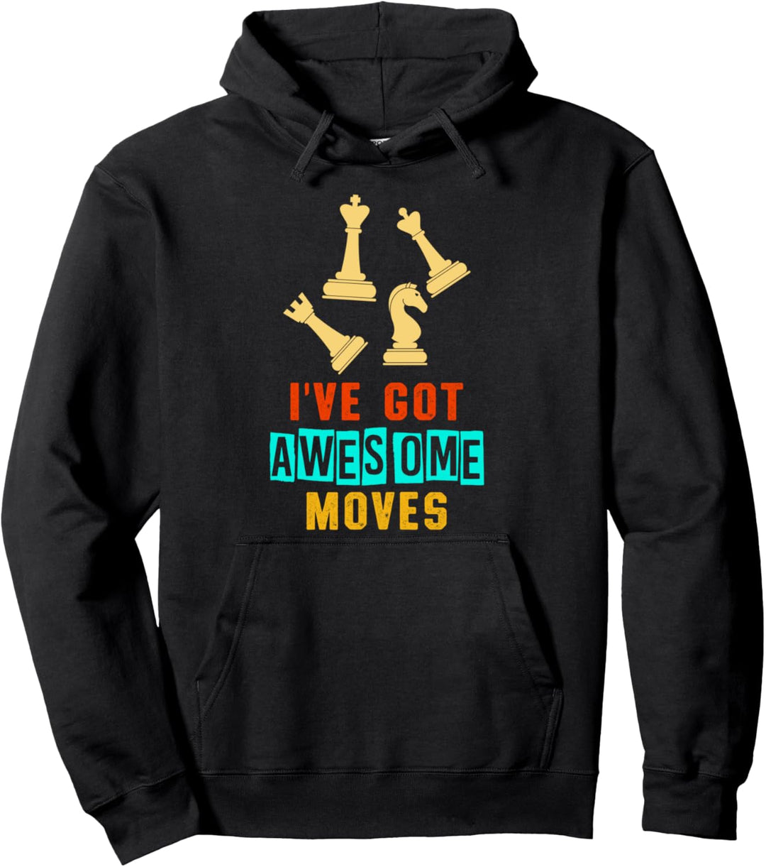 Schachzug Schachfiguren Schach Schachbrett Schachspieler Pullover Hoodie