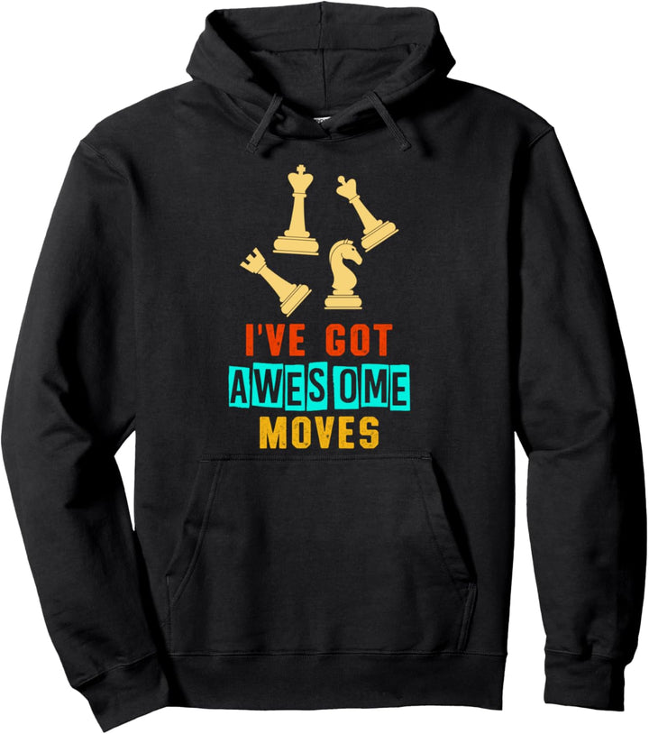 Schachzug Schachfiguren Schach Schachbrett Schachspieler Pullover Hoodie