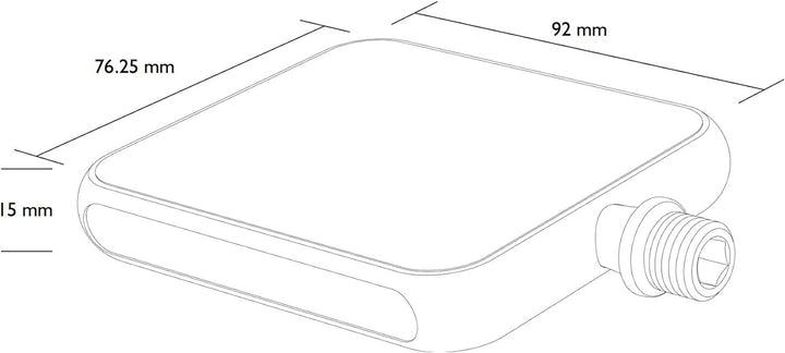 MOTOBICYCLES Plattform Pedale Urban Reflex, City Pedale Mit Verstellbaren Pedal-Breiten, Mit Bunten