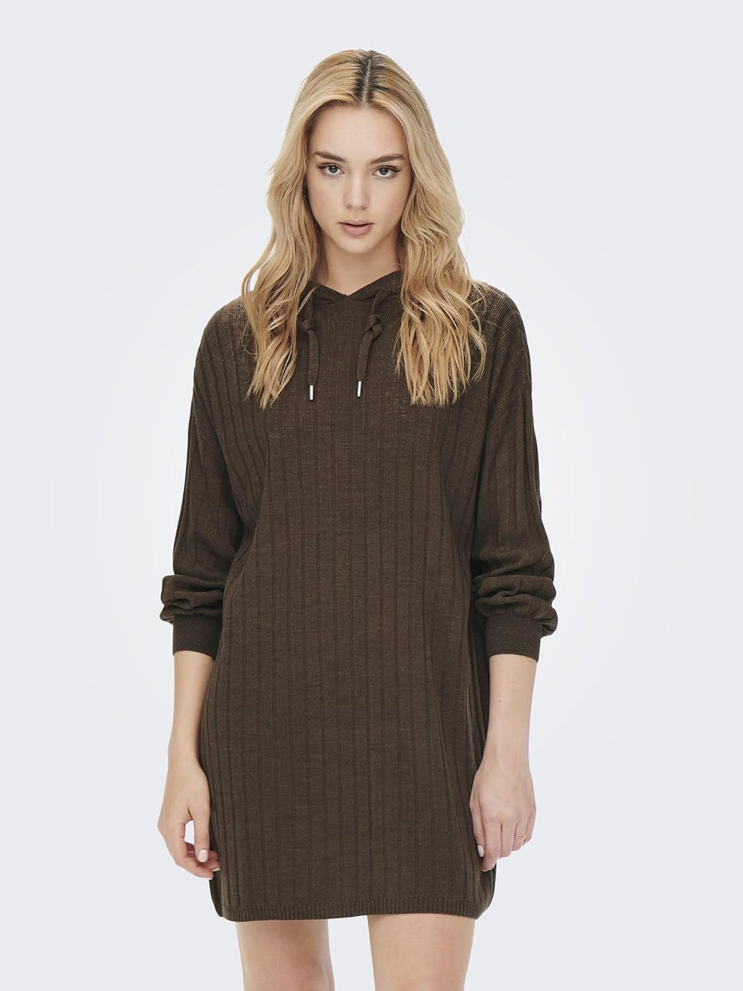 ONLY Female Strickkleid ONLTESSA Langes Kleid XS Chestnut, XS Chestnut
