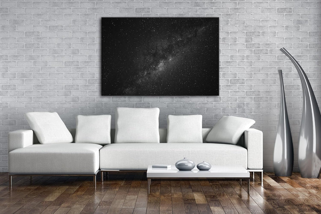deyoli Aufnahme der Milchstrasse Effekt: Schwarz/Weiss Format: 80x60 als Leinwand, Motiv fertig gera