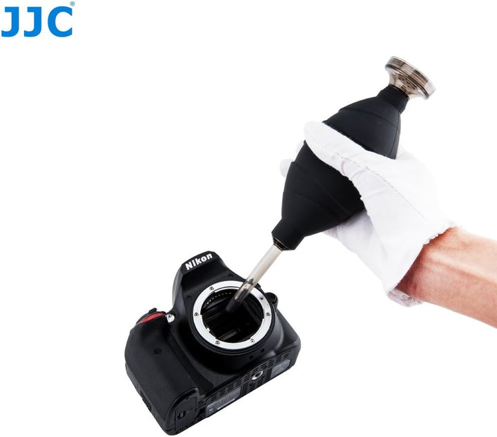 JJC CL-DF1BK Staubfreies Luftgebläse mit Langer Düse, Schwarz