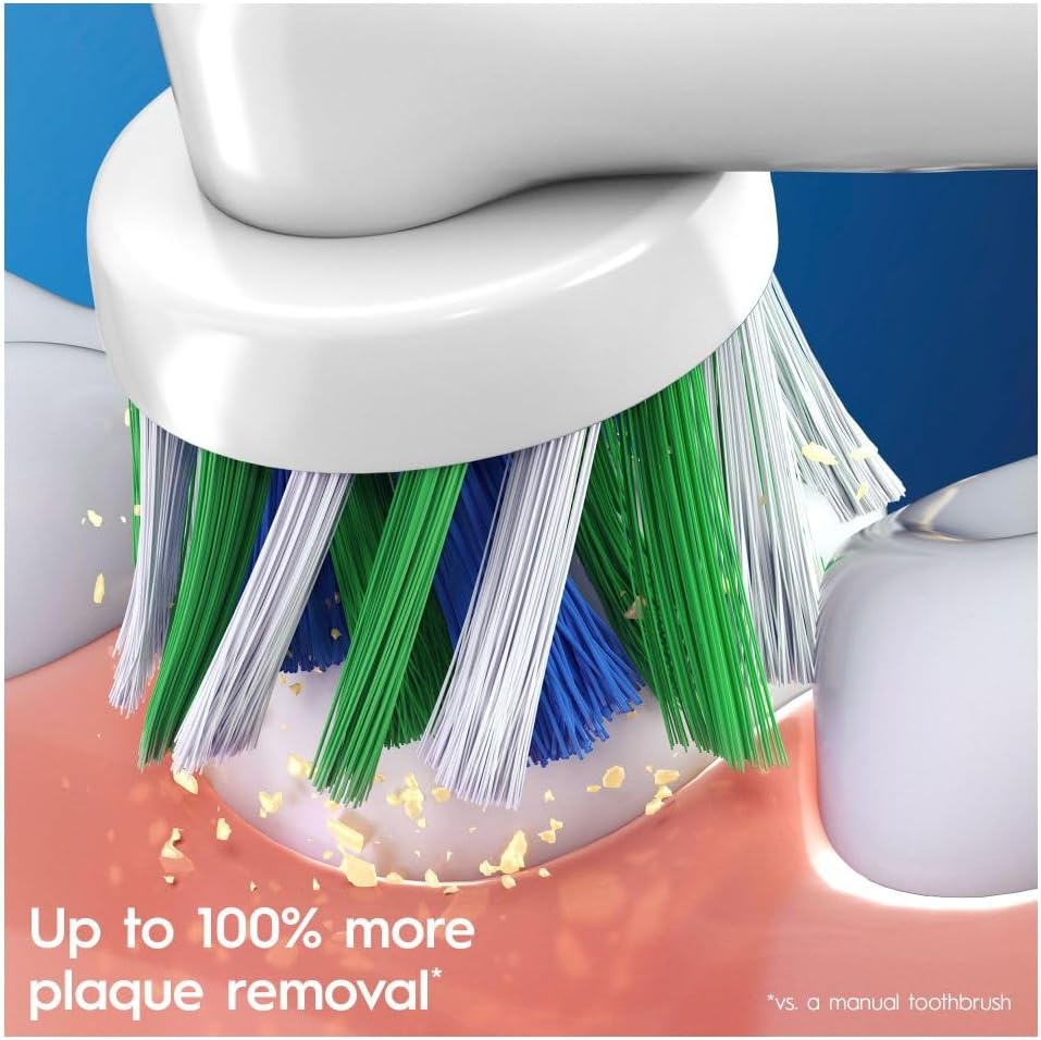Oral-B CrossAction Aufsteckbürsten für elektrische Zahnbürste, 12 Stück, ganzheitliche Mundreinigung