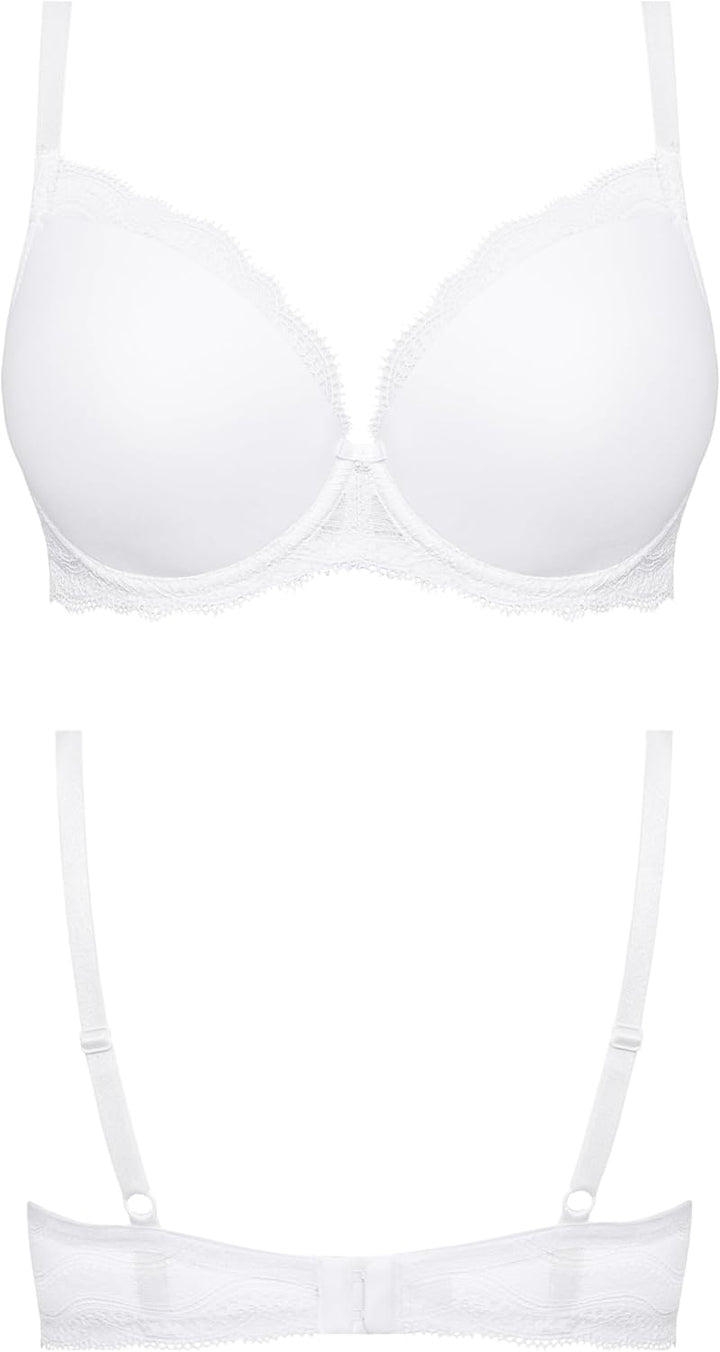 Nipplex Pepite Push-up-BH für Damen – Glatter, Gepolsterter BH mit Spitze – Dekolleté-Enhancer-BH –