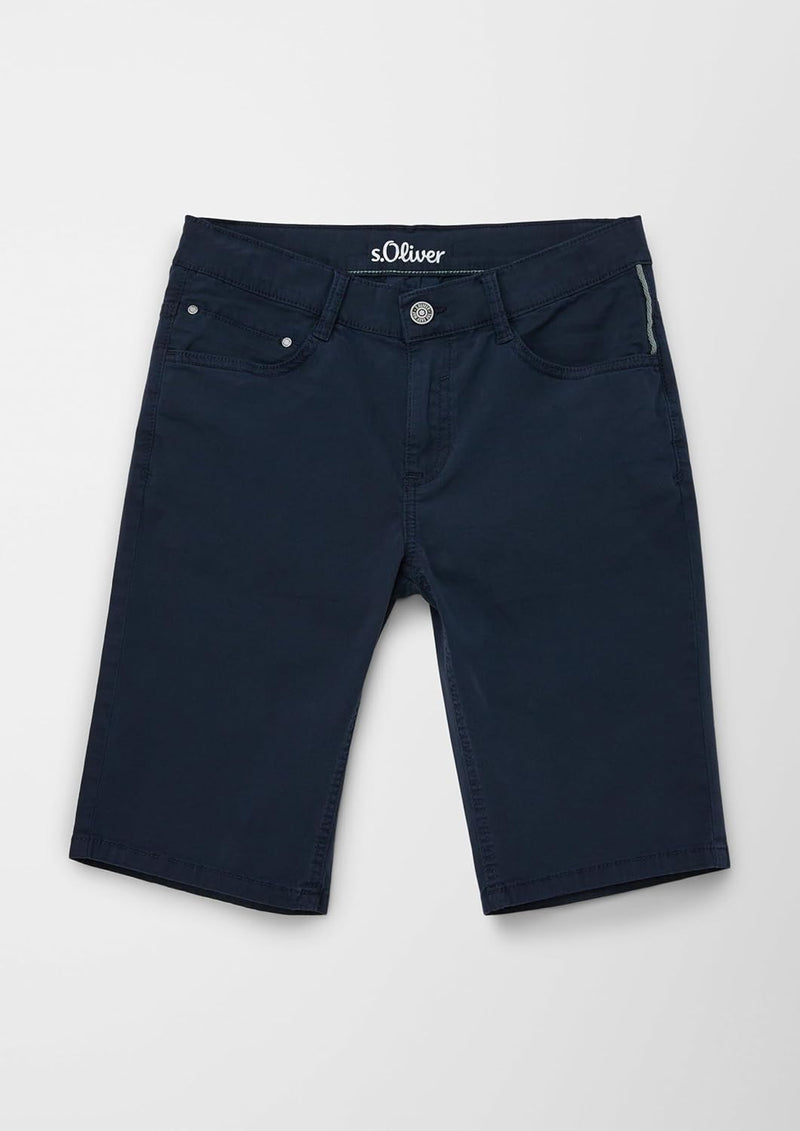 s.Oliver Jungen Bermuda, Seattle Slim Fit 134 Slim Blau 5952, 134 Slim Blau 5952