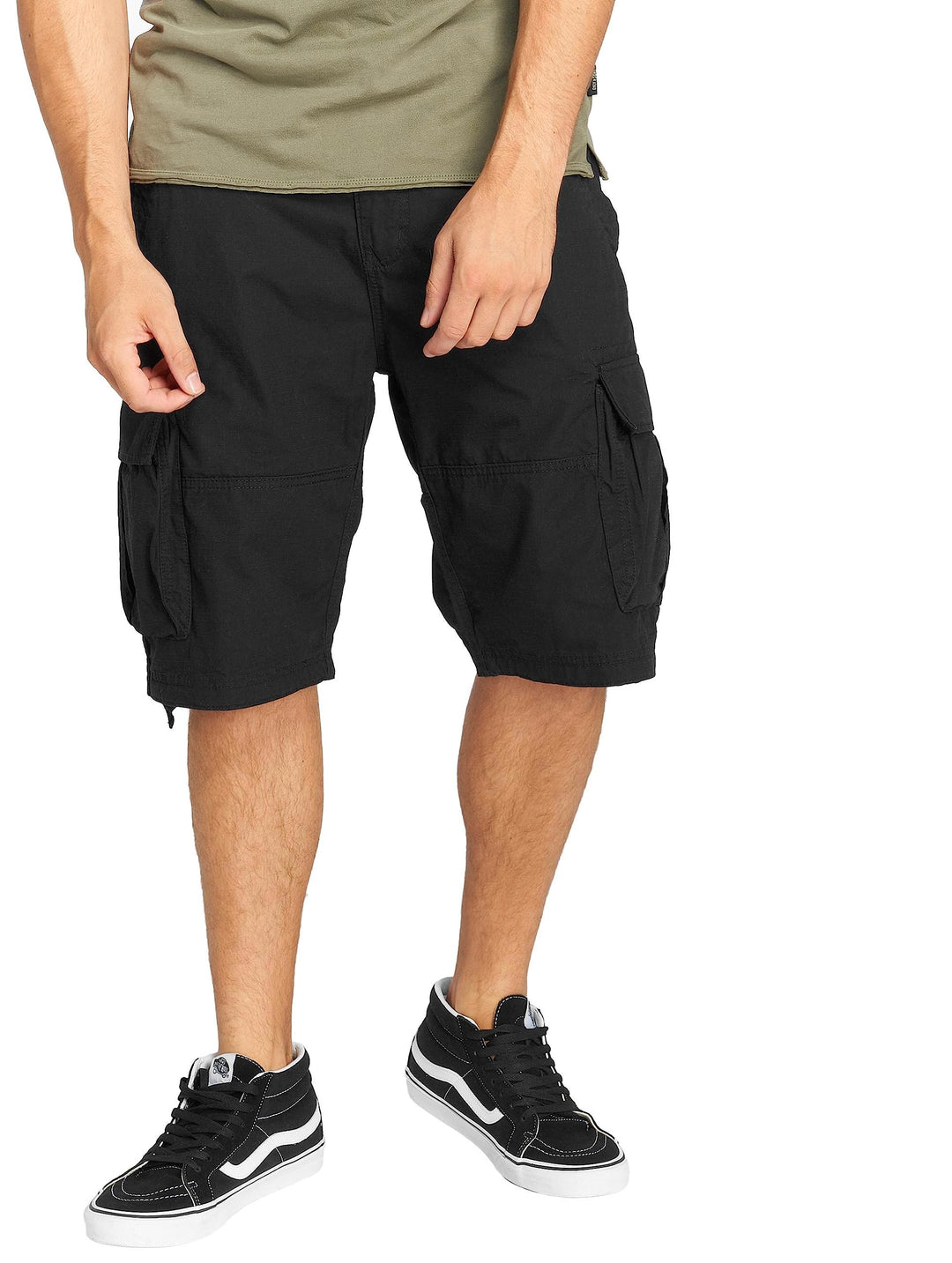 Vintage Industries Terrance Short Männer Short schwarz Basics, Streetwear S Schwarz, S Schwarz