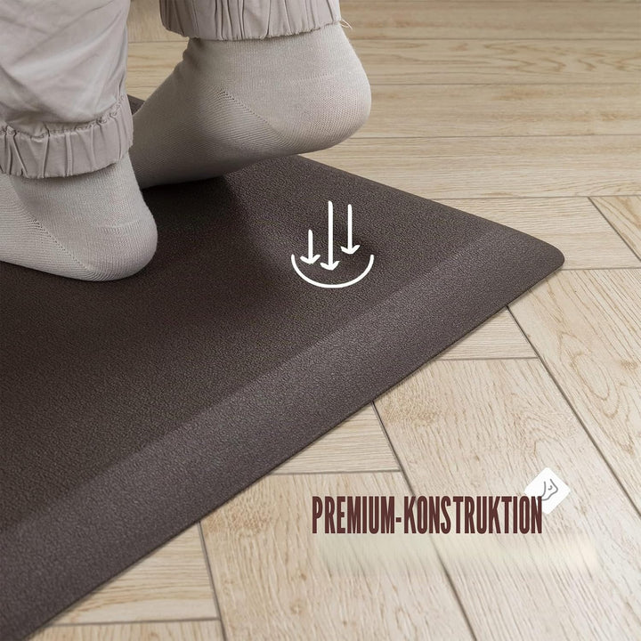 Carvapet rutschfest Küchenteppich Anti Ermüdungsmatte 20MM Dicke Küchenläufer Schaum-Stehmatten PVC