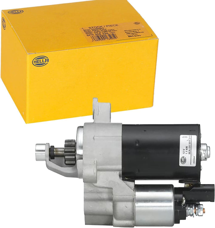 HELLA - Starter/Anlasser - 12V - 1.1kW - für u.a. Audi A4 (8K2, B8) - 8EA 011 611-311