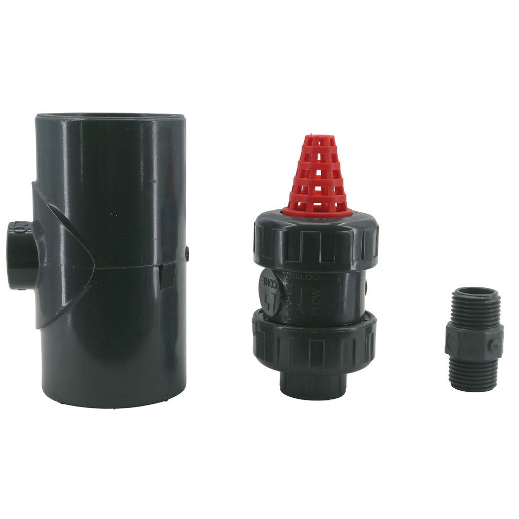 well2wellness® Solarabsorber Belüftungsset für PVC-Verrohrung Ø50mm