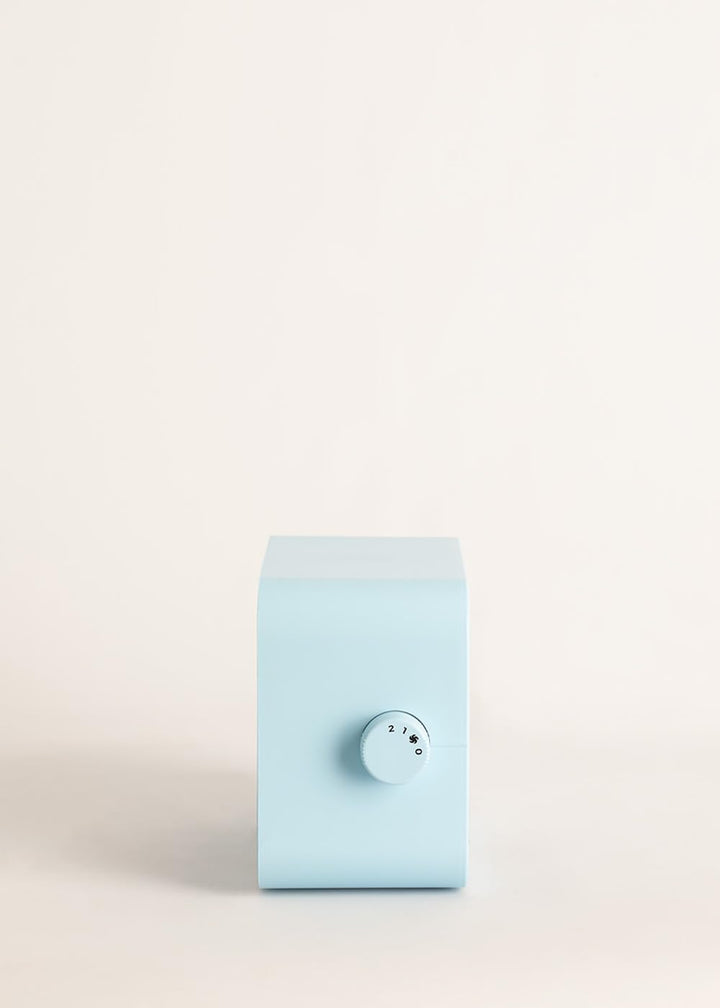 CREATE/WARM BOX/Keramik-Heizkörper Blau/Tragbare Heizung, 1500 W, einstellbarer Thermostat, 2 Leistu