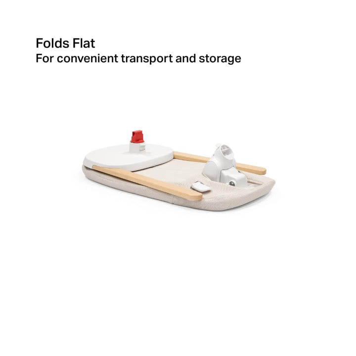 Stokke Yoga Babywippe & Schaukel, Light Sand - 2 Bewegungsrichtungen zur Beruhigung & Stimulation vo