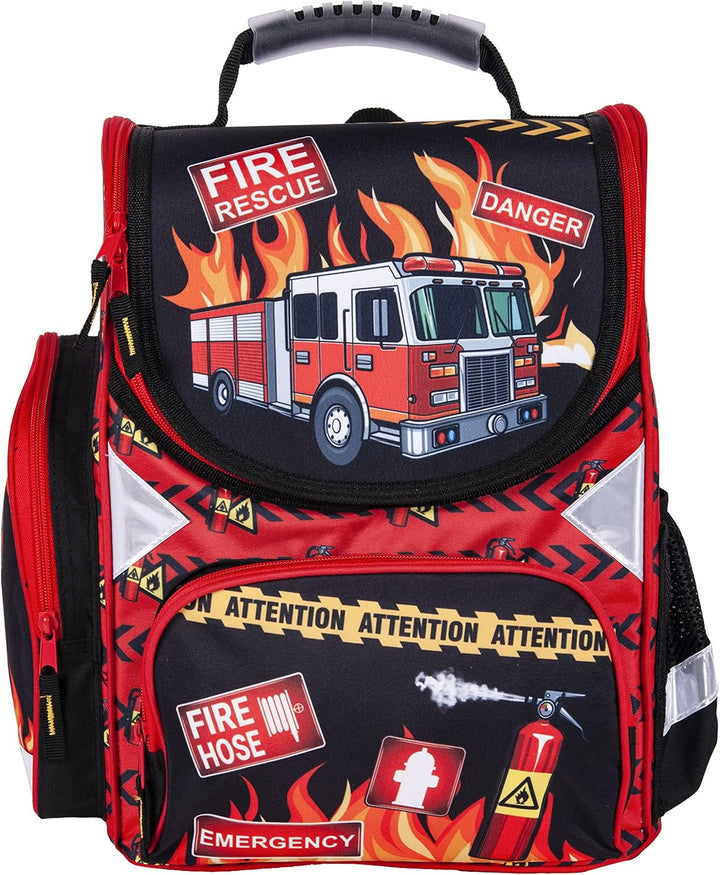 Goldkids Feuerwehr Firefighters Schulranzen Grundschule ergonomischer Ranzen Federmappe Federtasche