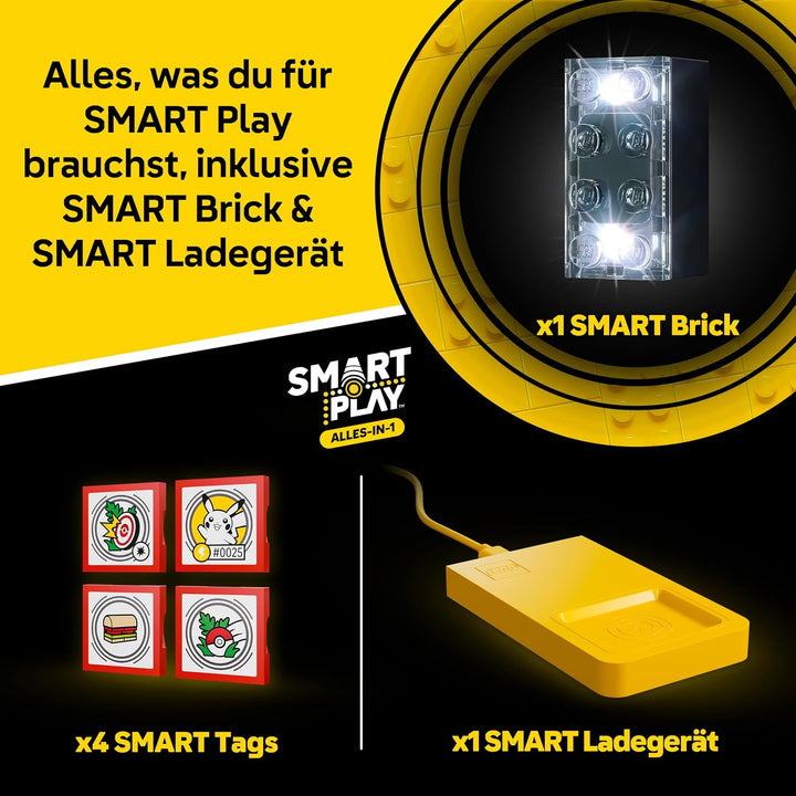 LEGO Pokémon SMART Play: Trainingshaus mit Pikachu - interaktives All-in-1 Spielset mit SMART Brick,