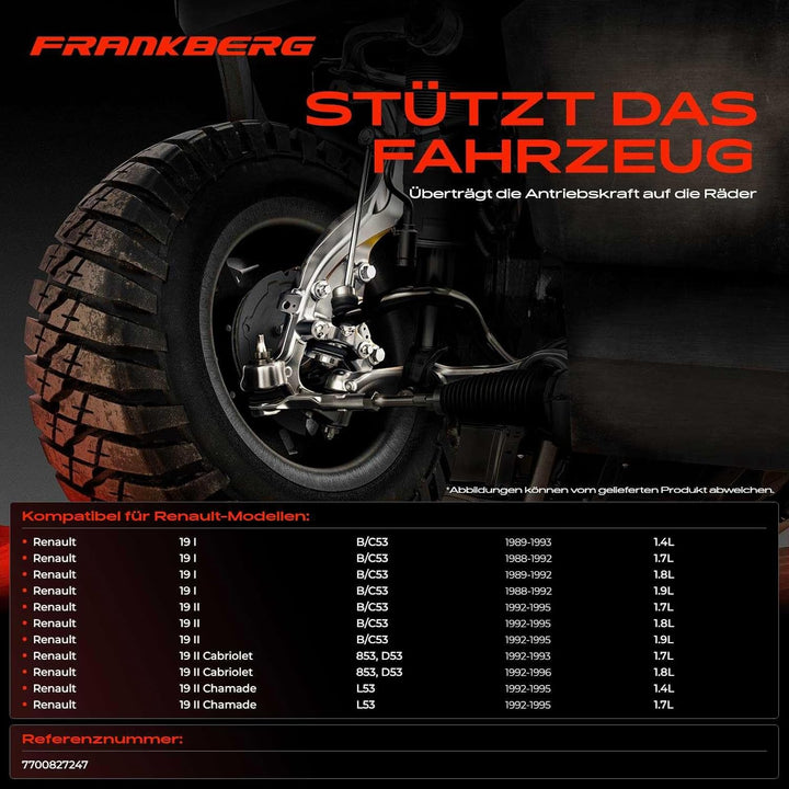 Achsschenkel Vorne Links für 19 II B/C53_ 1.4L 1.7L 1.8L 1.9L 1992/01-1995/12 7700827247