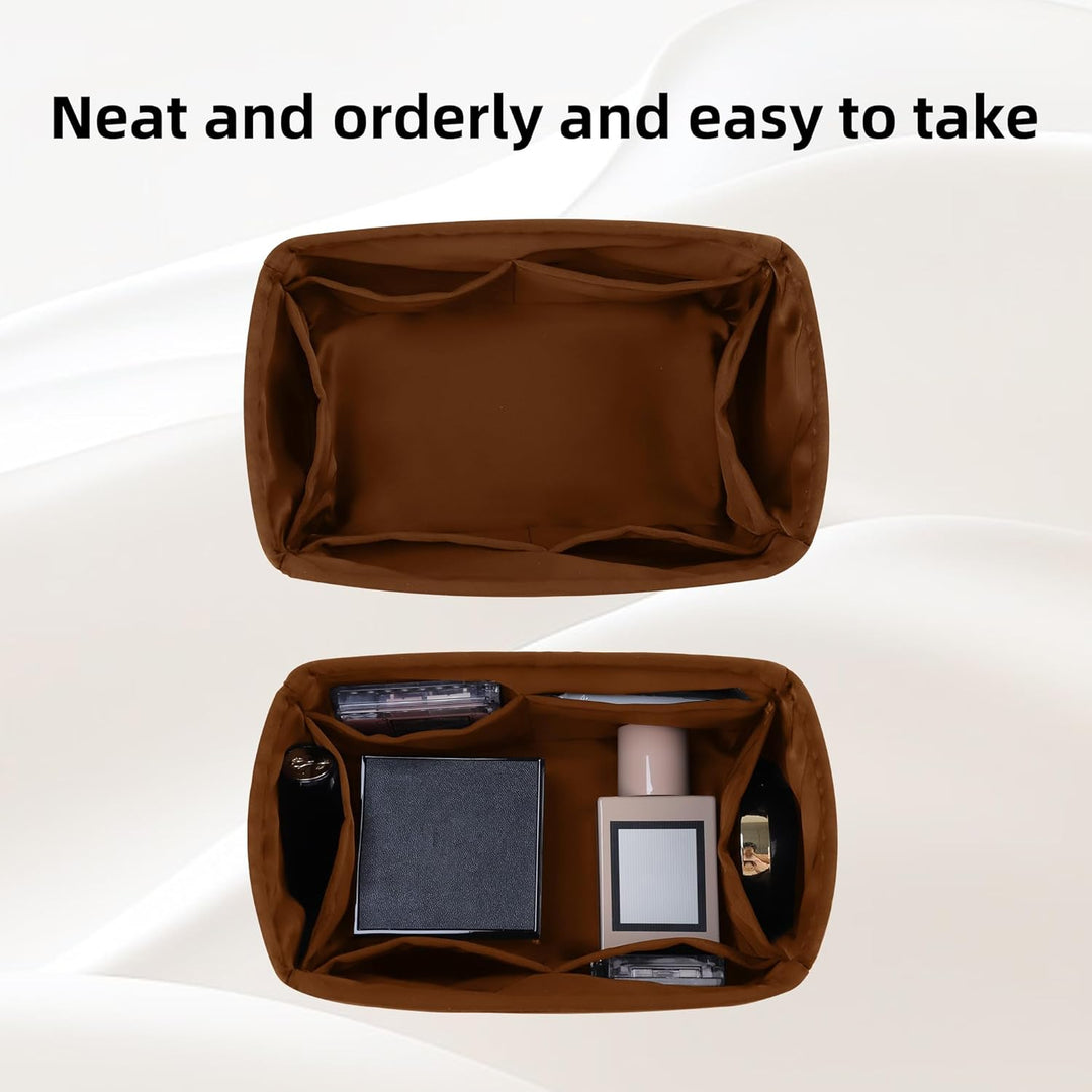 DGAZ Handtasche Tasche Organizer, Seide Innentaschen für LV Speedy Nano/20/25/30/35/40/45 Tasche, Le