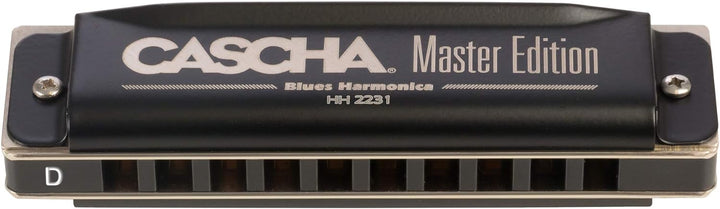 Master Edition Blues Harmonica in D (incl. soft case and cleaning cloth)