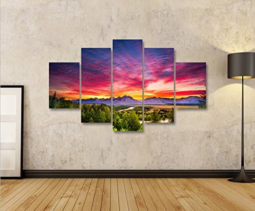 islandburner Bild Bilder auf Leinwand Berge Natur Landschaft Himmel Gewitter MF XXL Poster Leinwandb