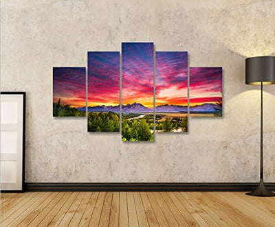 islandburner Bild Bilder auf Leinwand Berge Natur Landschaft Himmel Gewitter MF XXL Poster Leinwandb