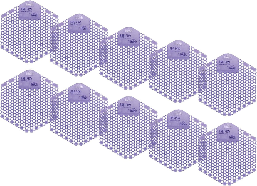 Fre-Pro WAVE 3D - Pissoir & Urinal Einsatz - 30 Tage Frischewirkung - Fabulous Lavender, 10 Stück