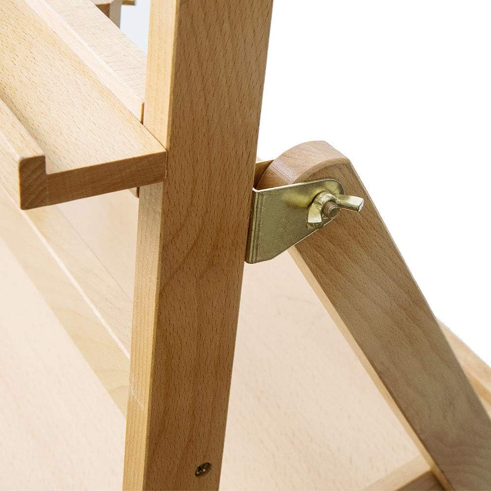 Mont Marte Professionel Staffelei mit die Speicherung Schublade, Buchenholz Staffelei für Leinwände