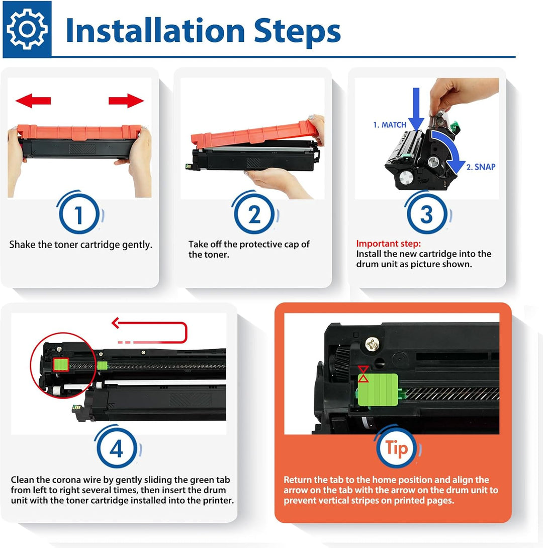 TN248XL TN248 MFC-L3760CDW Toner: 5-Pack Kompatible für Brother MFC-L3740CDW TN-248XL TN-248 DCP-L35