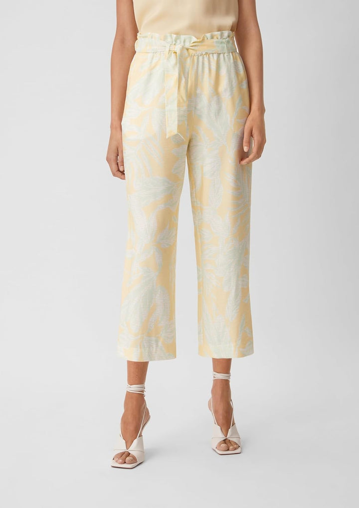 comma Damen Hose, 11c4 Gelb|mehrfarbig