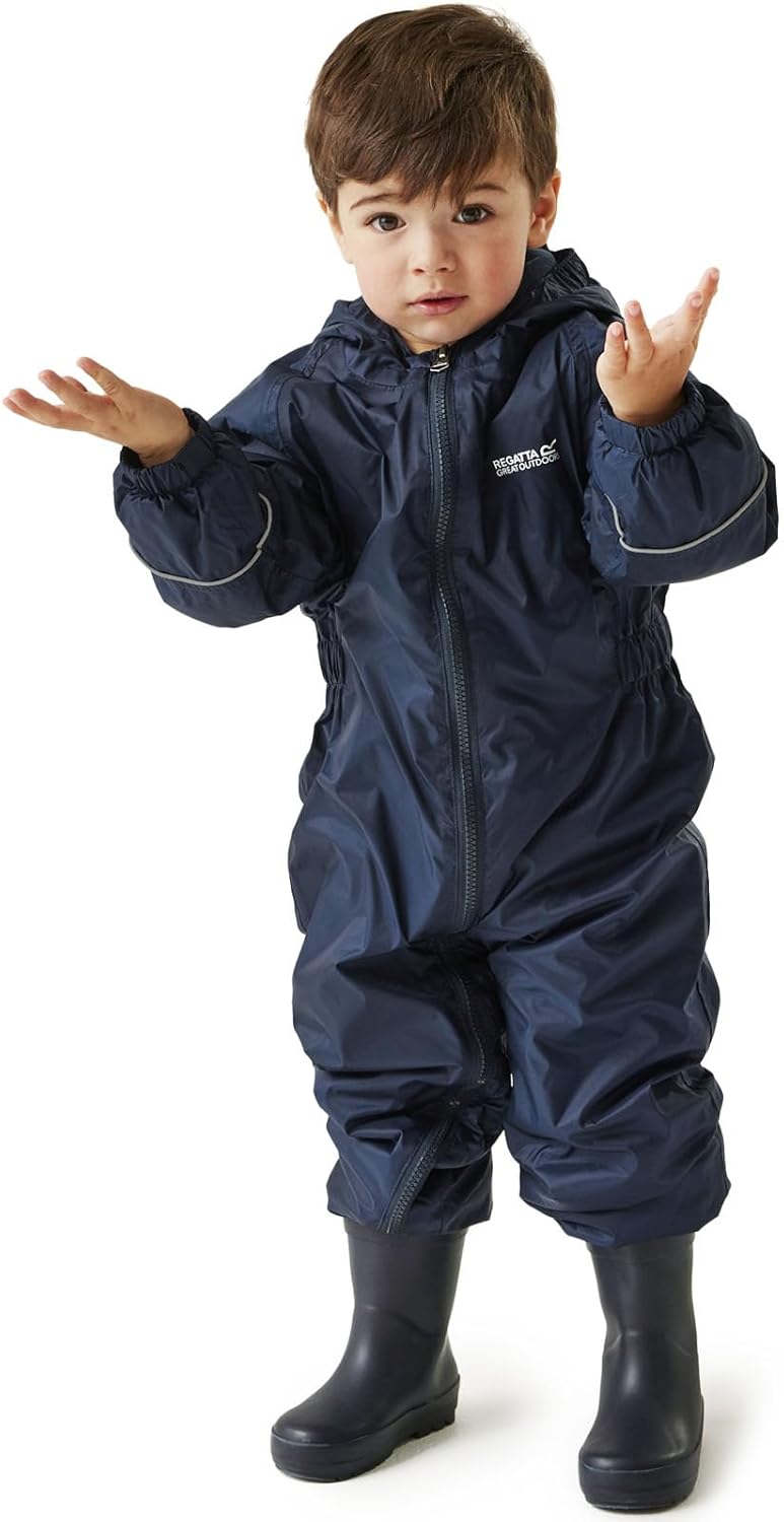 Regatta Unisex Kinder Splosh Iii Wasserdicht und Atmungsaktiv, Isoliert, Leicht, All-in-one Anzug (1