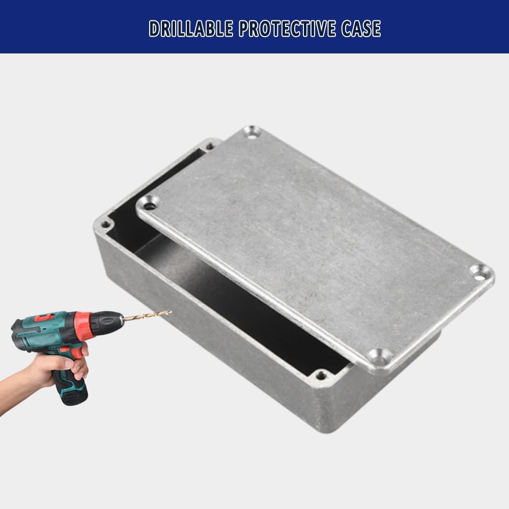 Supertool Aluminium-Druckguss, wasserdicht, Elektronik-Projektgehäuse für externe Stromversorgung, 1