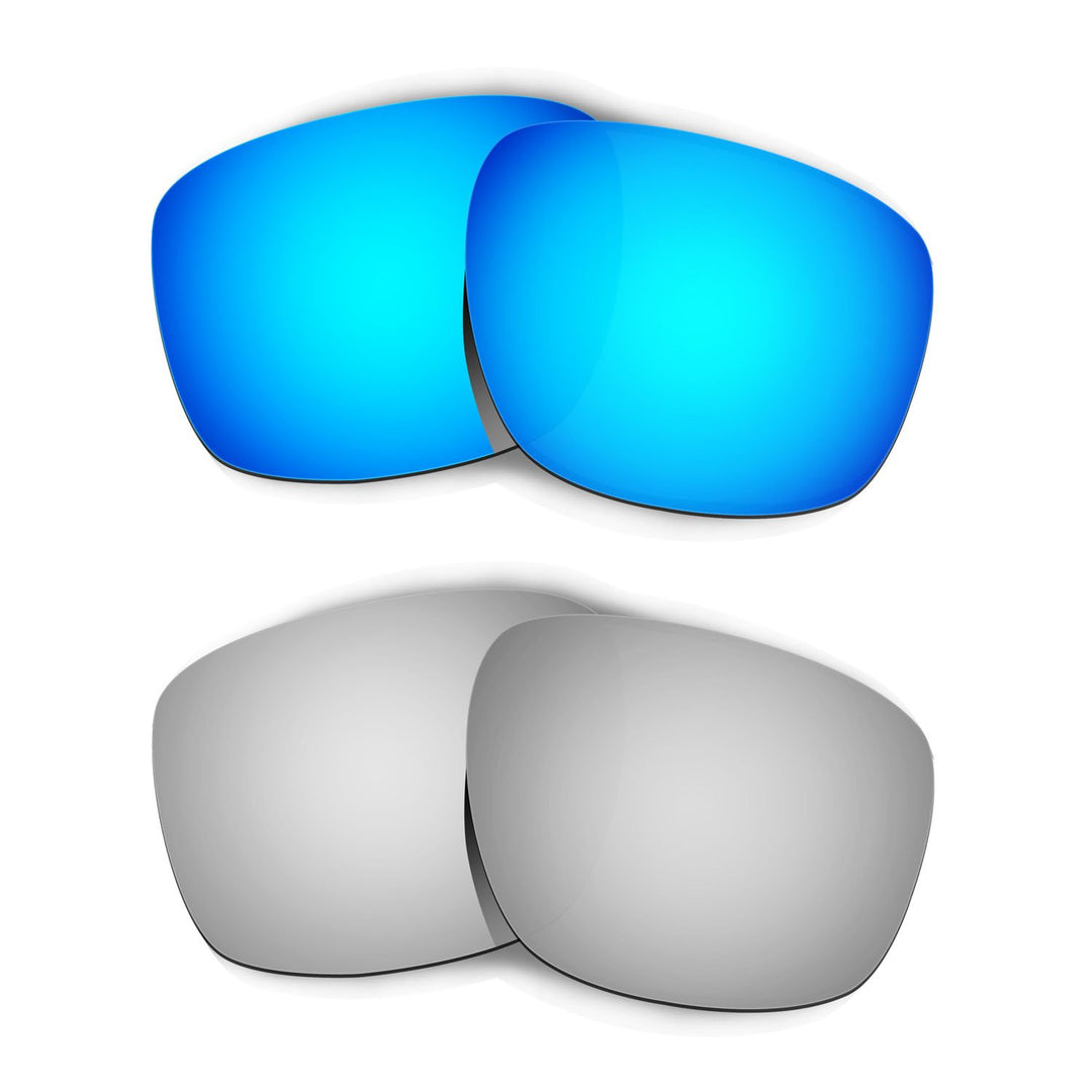 HKUCO Plus Replacement Lenses For Oakley Sliver - 2 pair Combo Pack