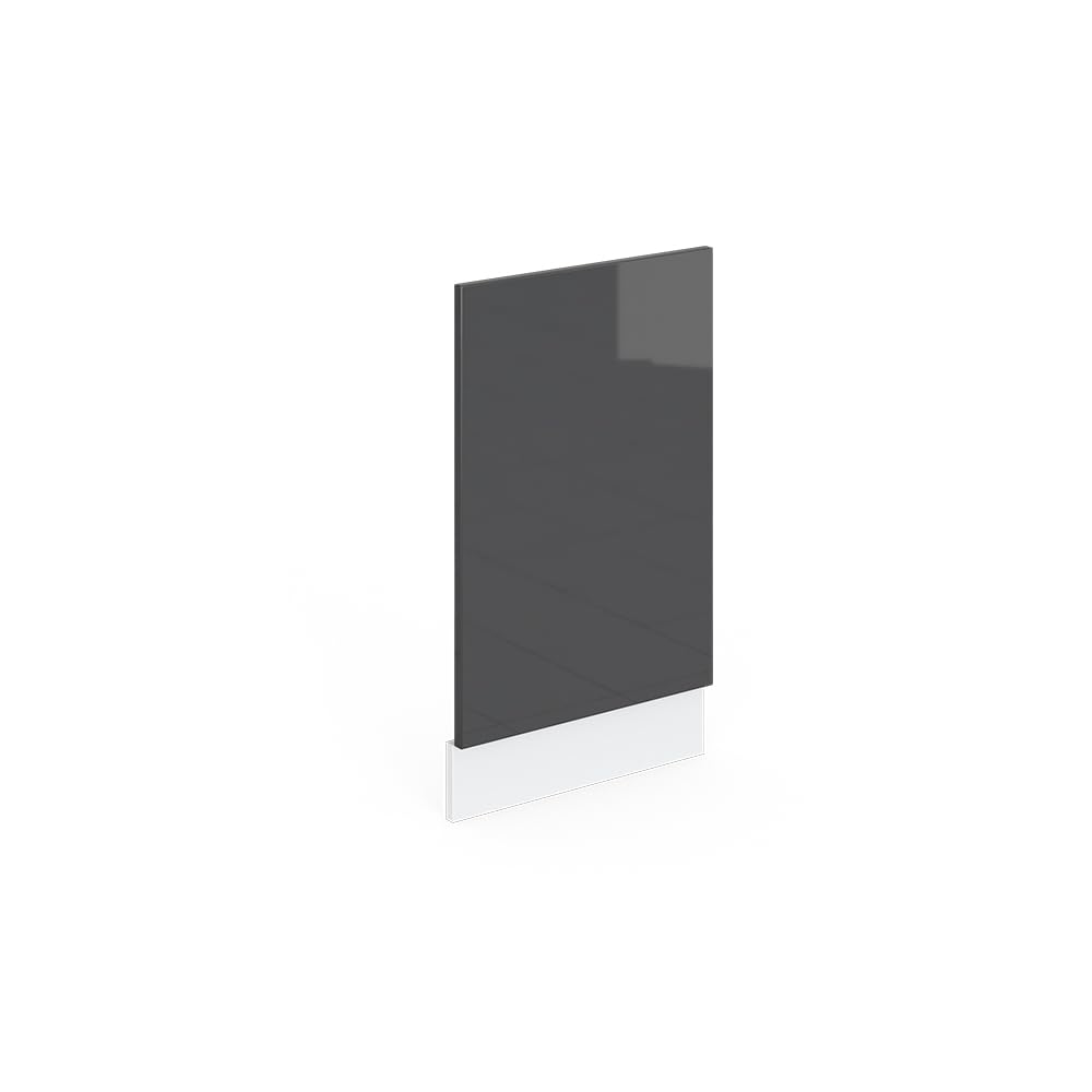 Vicco Frontblende R-Line, Anthrazit Hochglanz/Weiss, 45 cm ohne Arbeitsplatte Anthrazit Hochglanz Ge