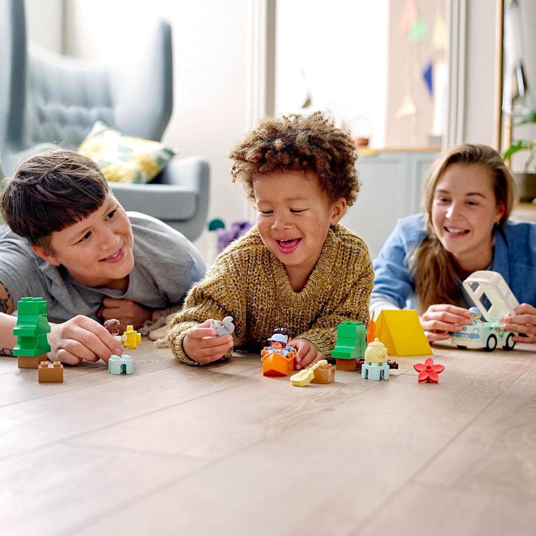 LEGO 10946 DUPLO Town Familienabenteuer mit Campingbus Single, Single
