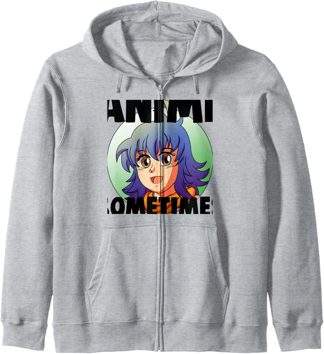 "I Don't Always Watch Animation Love Face" für Frauen Kapuzenjacke