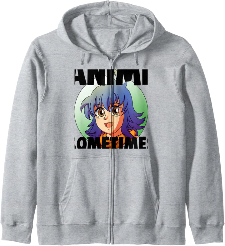 "I Don't Always Watch Animation Love Face" für Frauen Kapuzenjacke