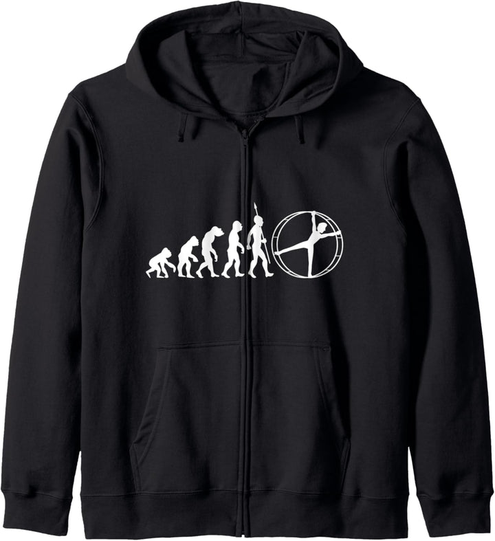Rhönrad Geräteturnen Turnen Fun Sport Evolution Lustig Kapuzenjacke