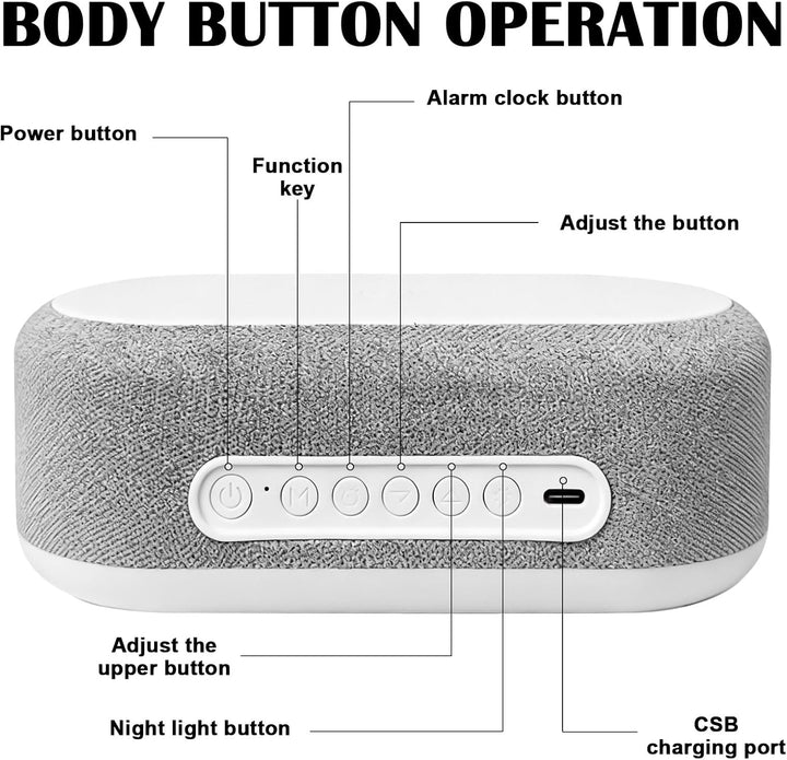 GBKDQQ Digitaler Radiowecker mit Kabelloser Ladestation, 15W Fast Wireless Charger, Bluetooth Wecker