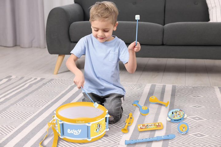 Lexibook, Bluey, Musikalisches Set 7-TLG. Bluey, Blau Gelb, K360BY, Bluey