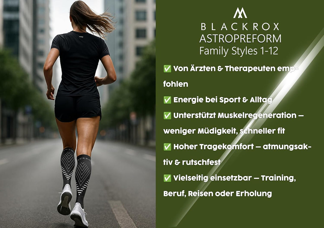 BLACKROX Kompressionssocken Astropreform WINGROX Premiun Kompressionssocken Sportkompressionssocken