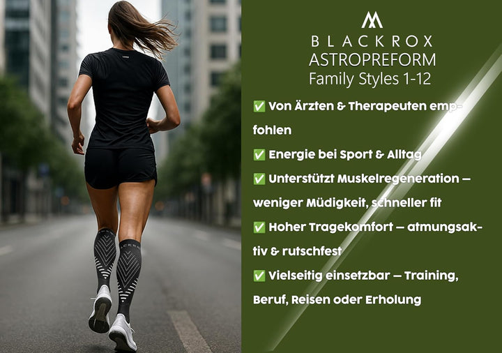 BLACKROX Kompressionssocken Astropreform WINGROX Premiun Kompressionssocken Sportkompressionssocken